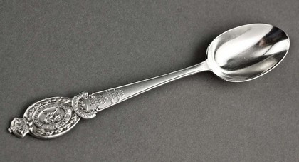 Silver Duke of Cambridge Own Middlesex Regiment Spoon - Die Hards